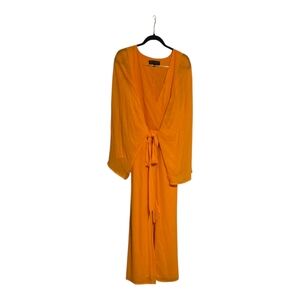 Vibrant Orange Jumpsuit